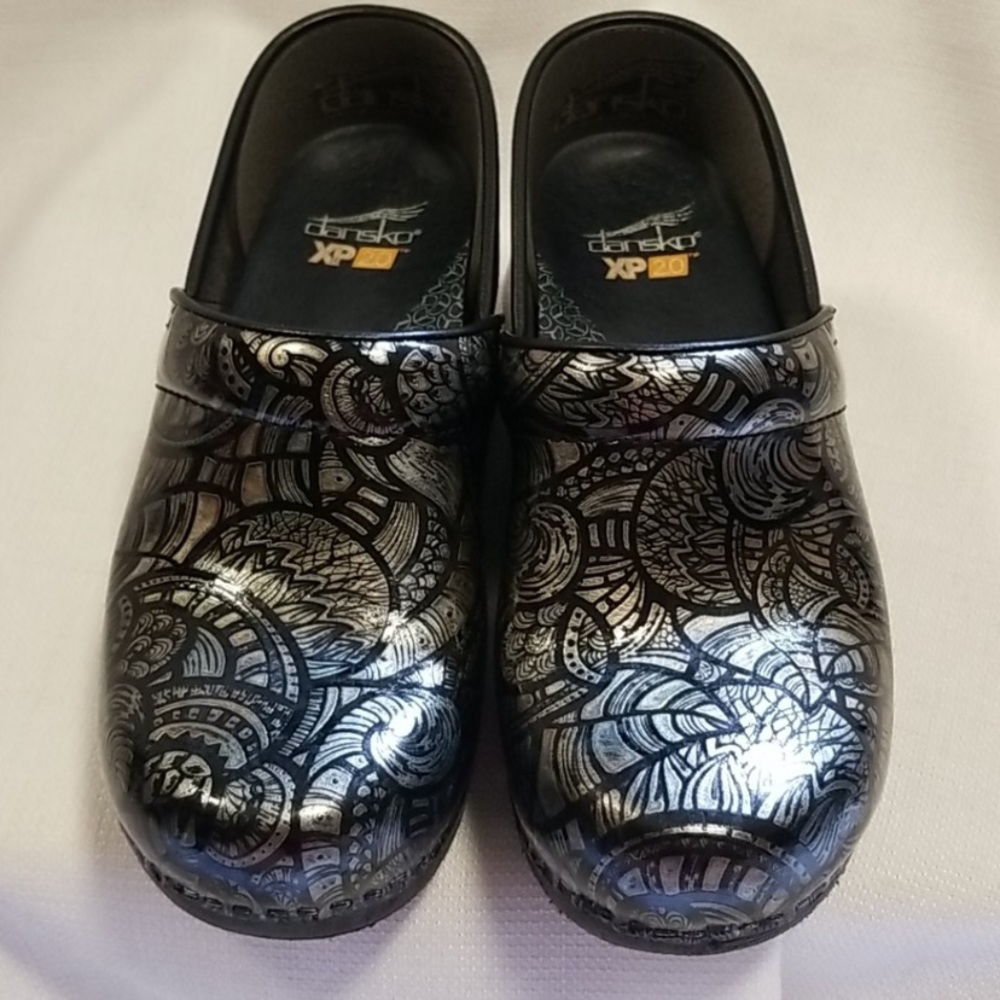COPY - Dansko XP20 Black/Gold Paisley Size 37